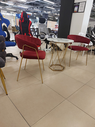 Стол Melan white / gold из шоурума 2